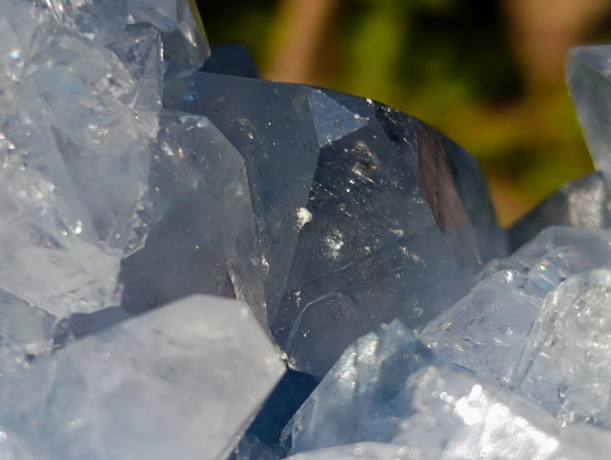 Natural Blue Celestite Specimens x 3 From Sakoany, Madagascar - Toprock Gemstones and Minerals 