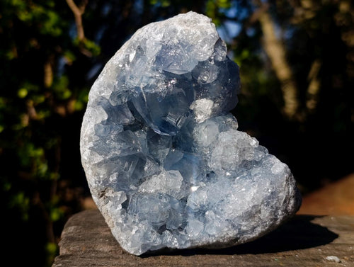 Natural Blue Celestite Specimens x 3 From Sakoany, Madagascar - Toprock Gemstones and Minerals 