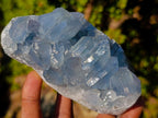 Natural Blue Celestite Specimens x 3 From Sakoany, Madagascar - Toprock Gemstones and Minerals 
