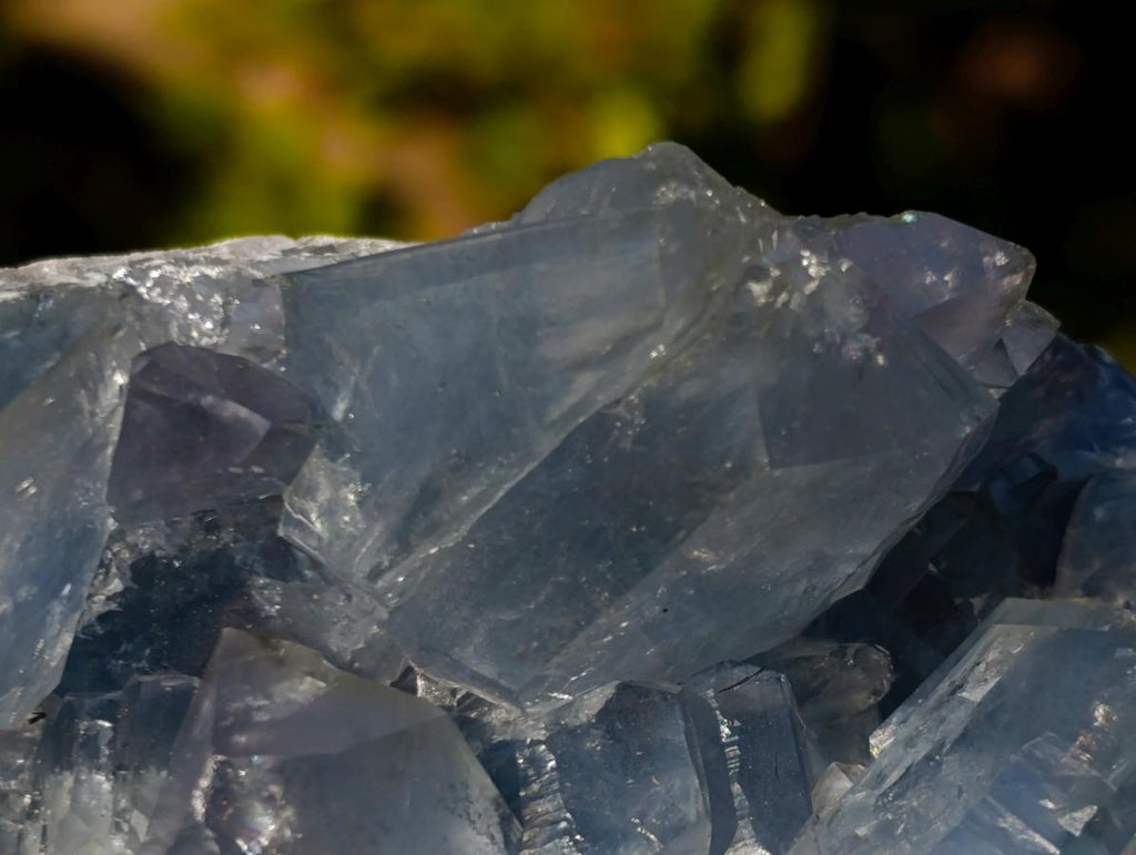 Natural Blue Celestite Specimens x 3 From Sakoany, Madagascar - Toprock Gemstones and Minerals 