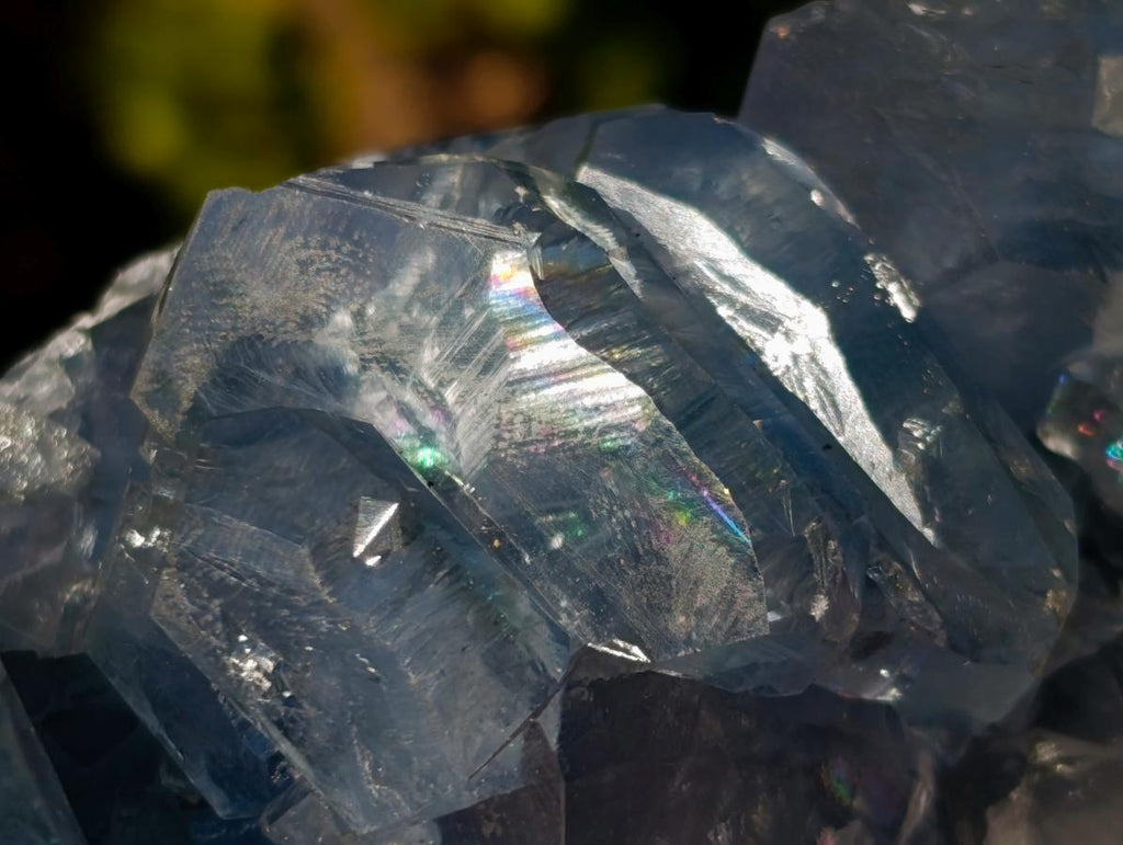 Natural Blue Celestite Specimens x 3 From Sakoany, Madagascar - Toprock Gemstones and Minerals 