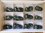 Polished Stromatolite "Kambamba Jasper" Mushrooms x 12 From Katsepy, Madagascar - Toprock Gemstones and Minerals 