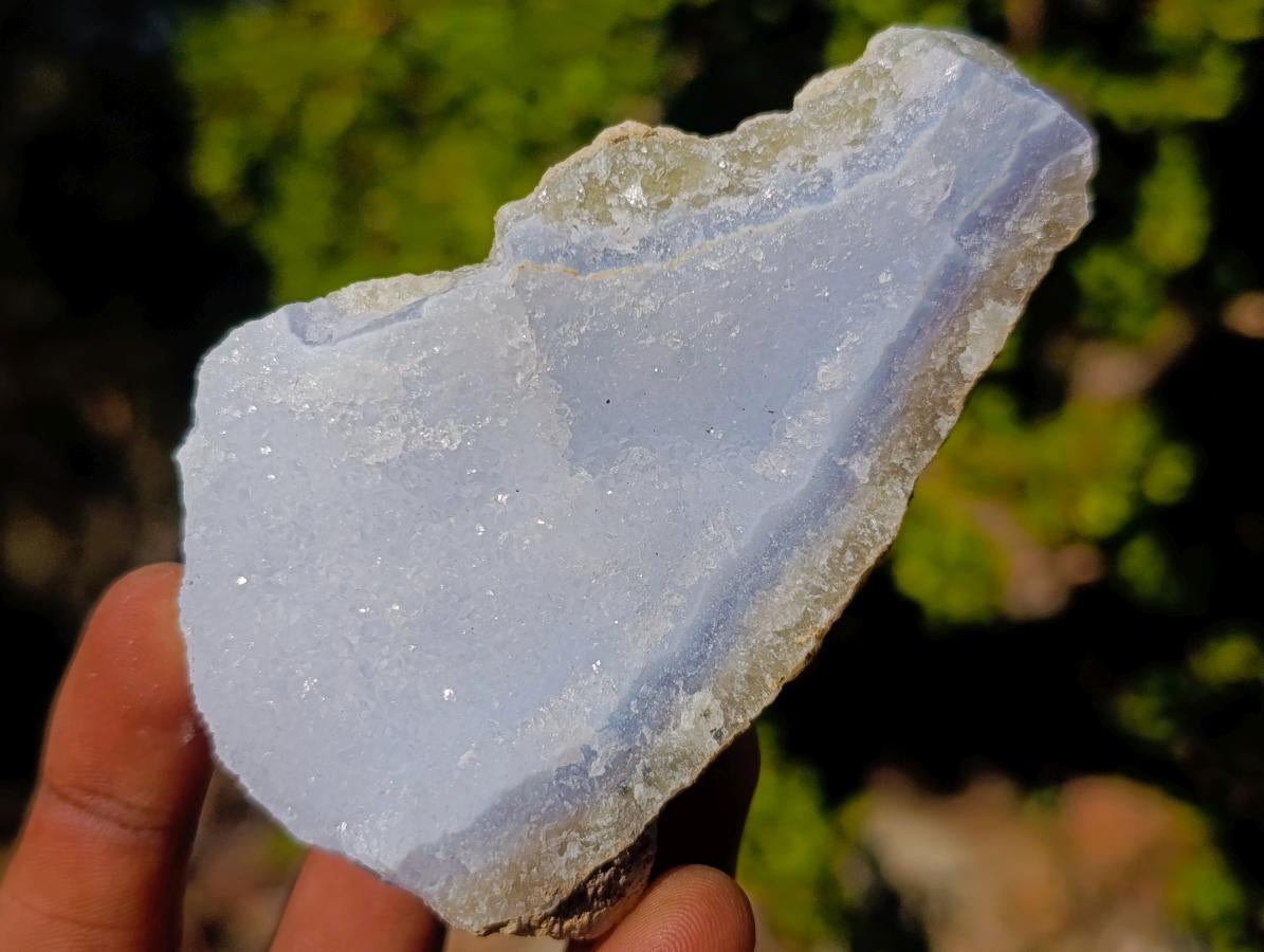 Natural Blue Lace Agate Geode Specimens x 15 From Nsanje, Malawi - Toprock Gemstones and Minerals 