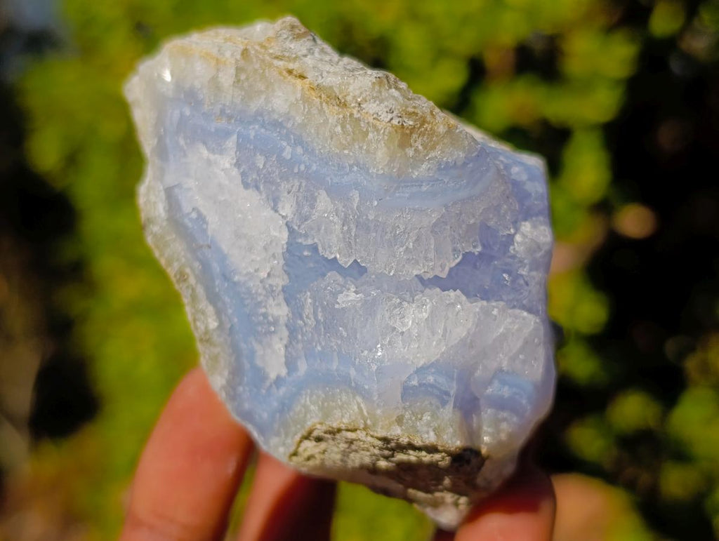 Natural Blue Lace Agate Geode Specimens x 15 From Nsanje, Malawi - Toprock Gemstones and Minerals 