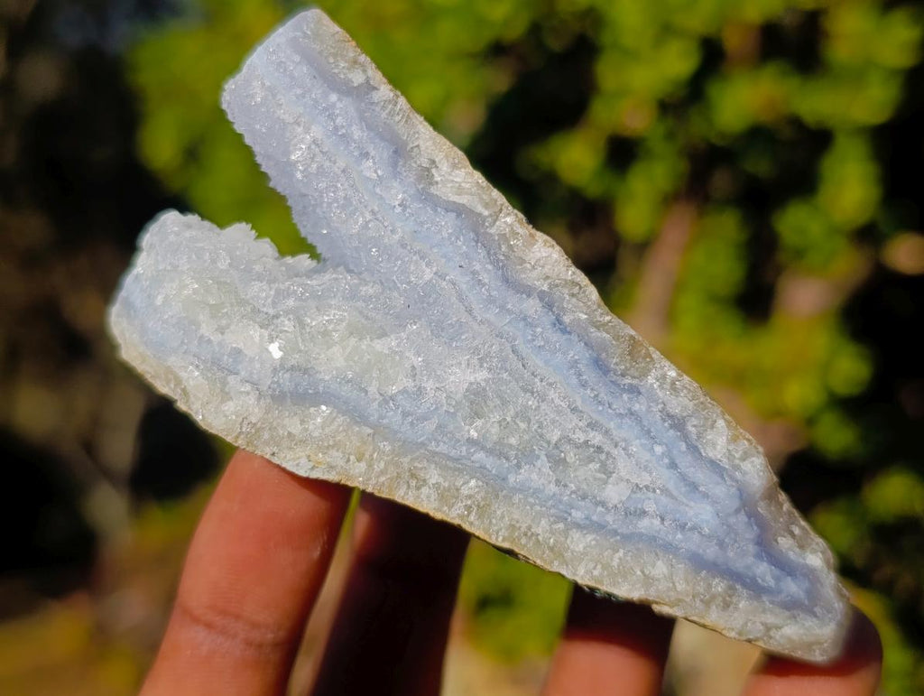 Natural Blue Lace Agate Geode Specimens x 15 From Nsanje, Malawi - Toprock Gemstones and Minerals 