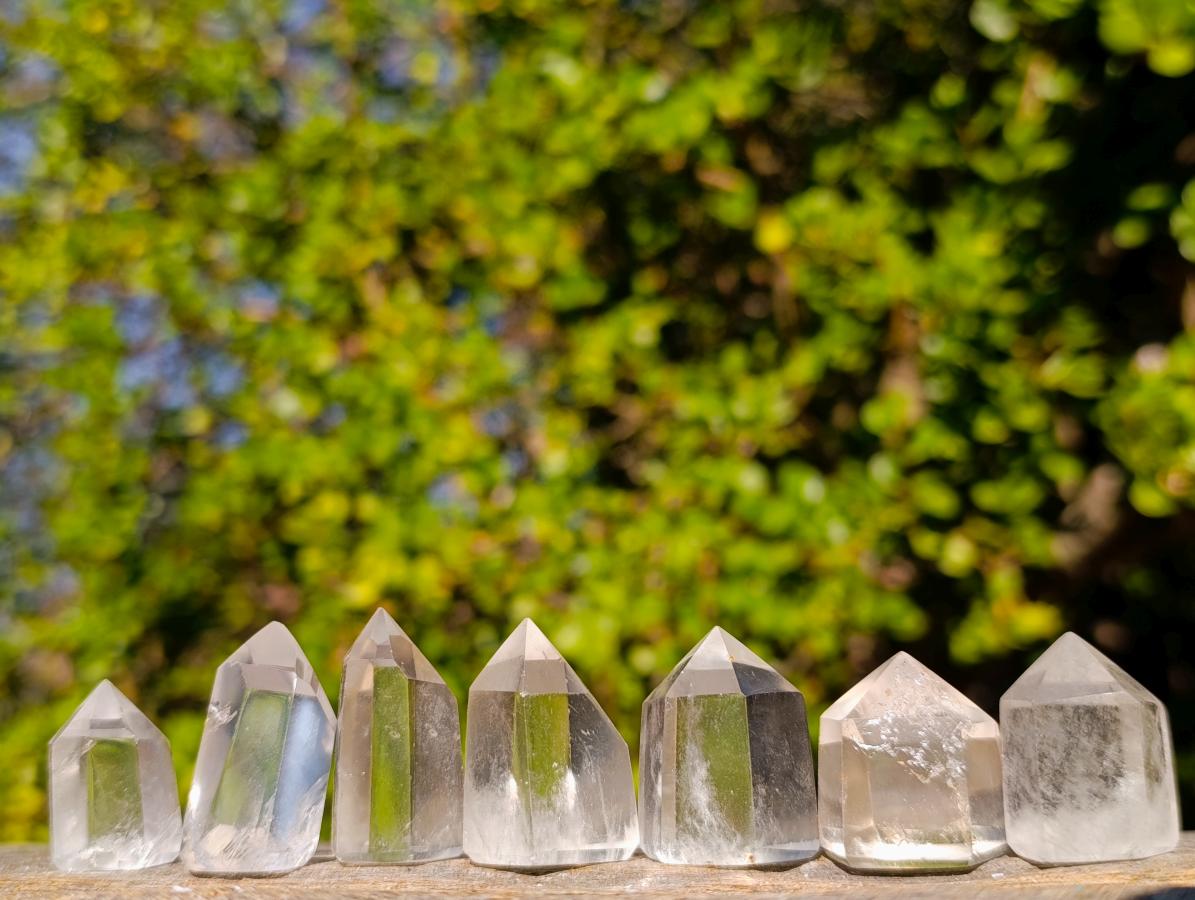 Polished Small Clear Quartz Jewellery Crystals x 70 From Madagascar - Toprock Gemstones and Minerals 