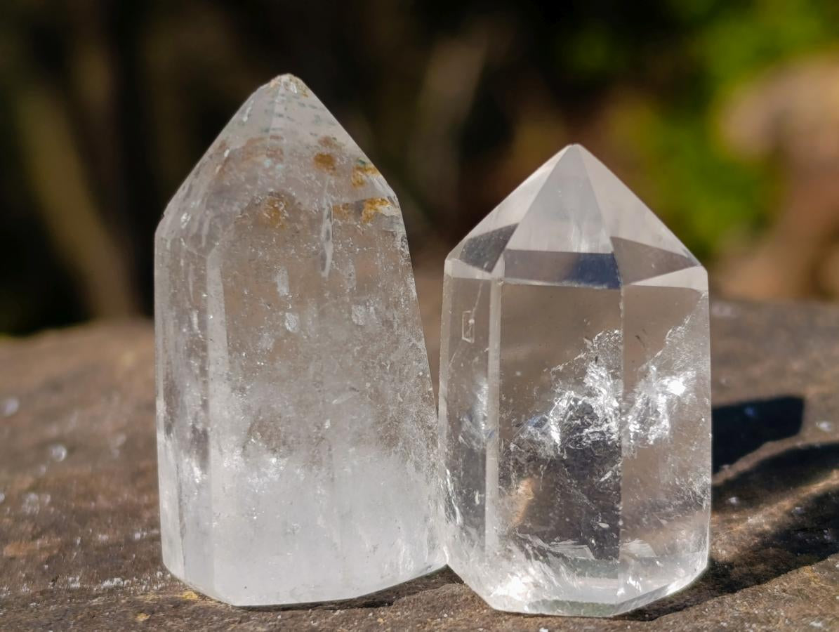 Polished Small Clear Quartz Jewellery Crystals x 70 From Madagascar - Toprock Gemstones and Minerals 