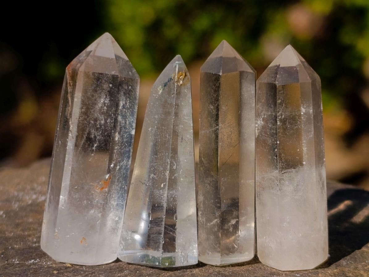 Polished Small Clear Quartz Jewellery Crystals x 70 From Madagascar - Toprock Gemstones and Minerals 