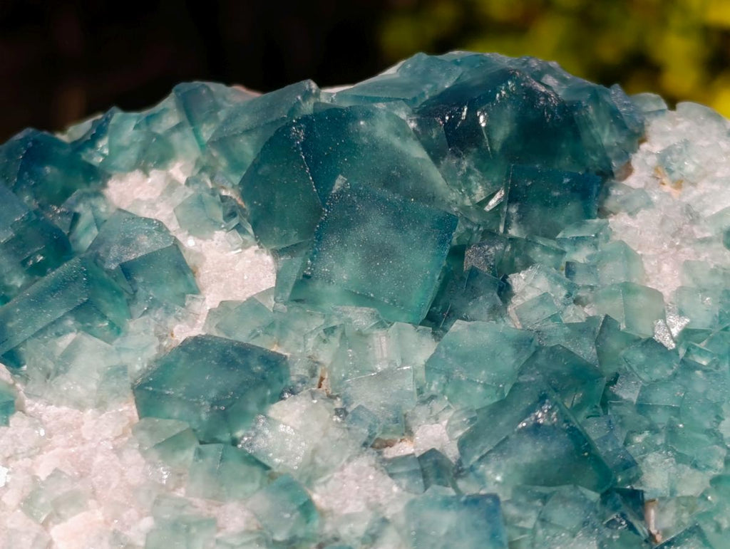 Natural XL Green Cubic Fluorite Specimen x 1 From Mandrosonoro, Madagascar - Toprock Gemstones and Minerals 