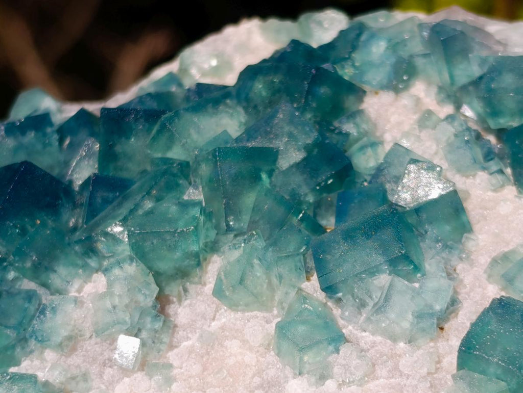 Natural XL Green Cubic Fluorite Specimen x 1 From Mandrosonoro, Madagascar - Toprock Gemstones and Minerals 