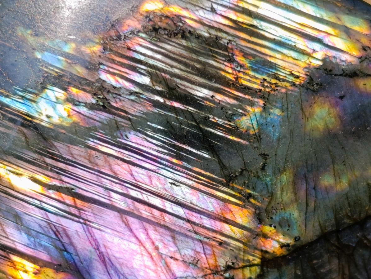 Polished Labradorite Standing Display Pieces x 6 From Madagascar - Toprock Gemstones and Minerals 