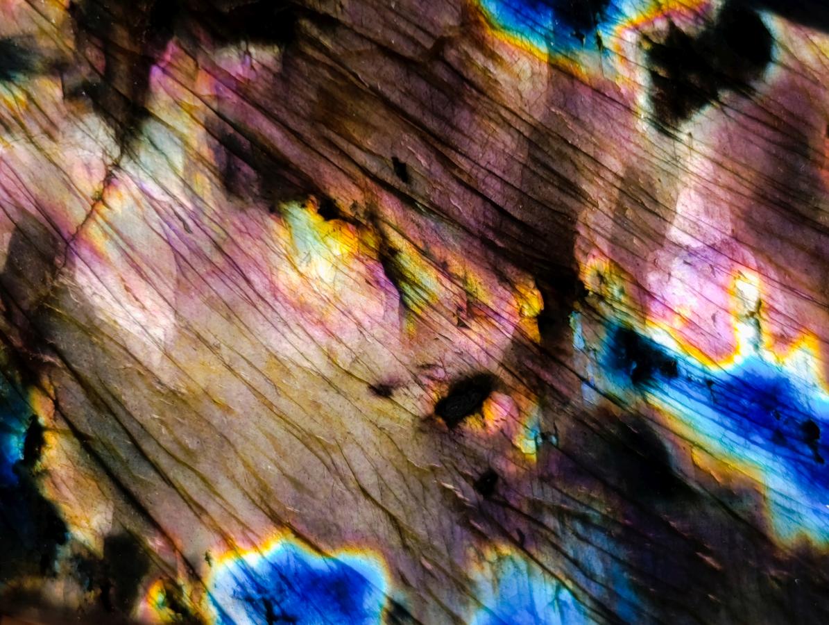 Polished Labradorite Standing Display Pieces x 6 From Madagascar - Toprock Gemstones and Minerals 