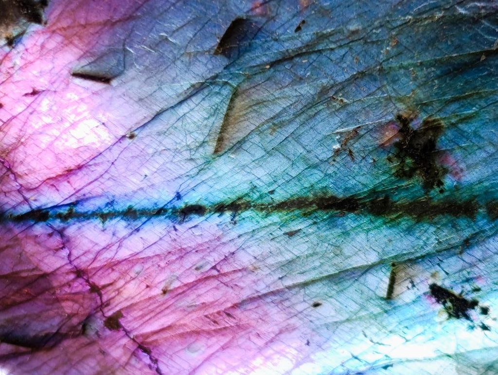 Polished Labradorite Standing Display Pieces x 6 From Madagascar - Toprock Gemstones and Minerals 