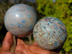 Polished Mixed Multi Mineral Spheres x 3 From Madagascar - Toprock Gemstones and Minerals 