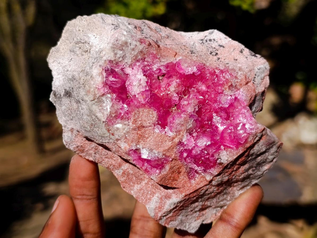 Natural Spherocobaltite Specimens x 2 From Musonoi Mine, Congo - Toprock Gemstones and Minerals 