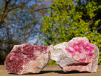 Natural Spherocobaltite Specimens x 2 From Musonoi Mine, Congo - Toprock Gemstones and Minerals 