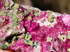 Natural Salrose Cobaltoan Dolomite Specimens with Malachite and Heterogenite x 12 From Kakanda, Congo - Toprock Gemstones and Minerals 