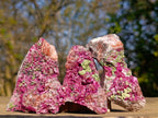 Natural Salrose Cobaltoan Dolomite Specimens with Malachite and Heterogenite x 12 From Kakanda, Congo - Toprock Gemstones and Minerals 