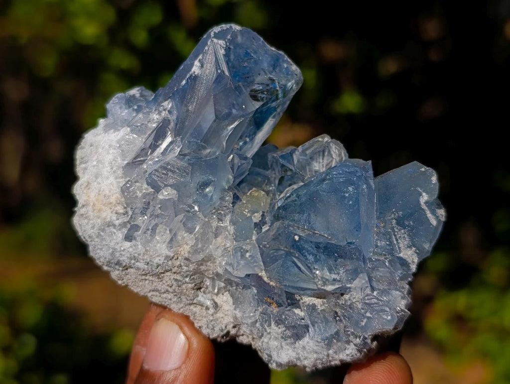 Natural Blue Celestite Specimens x 21 From Sakoany, Madagascar - Toprock Gemstones and Minerals 