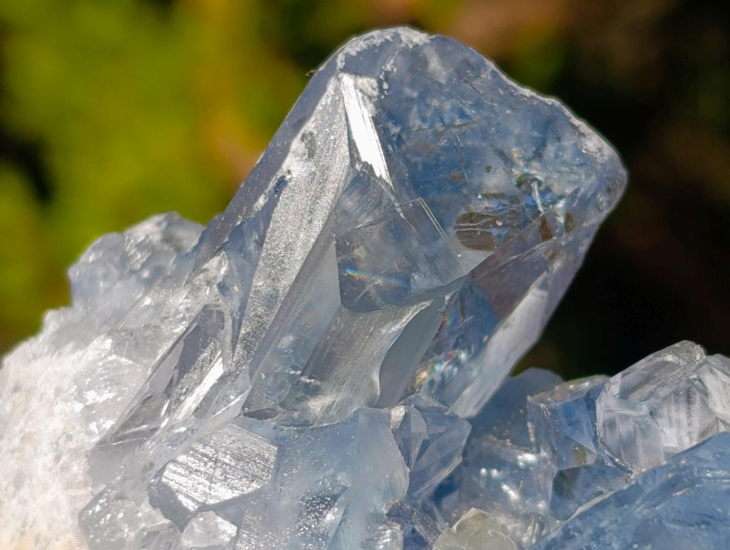 Natural Blue Celestite Specimens x 21 From Sakoany, Madagascar - Toprock Gemstones and Minerals 