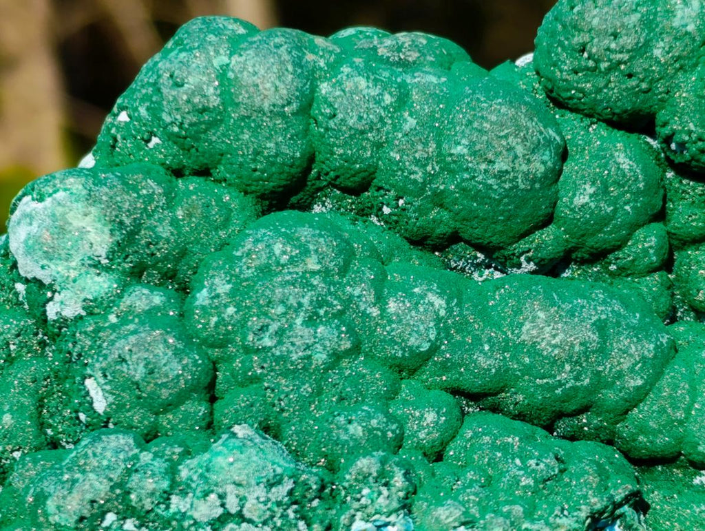 Natural Large Botryoidal Malacolla Specimens x 2 From Kulukuluku, Congo - Toprock Gemstones and Minerals 