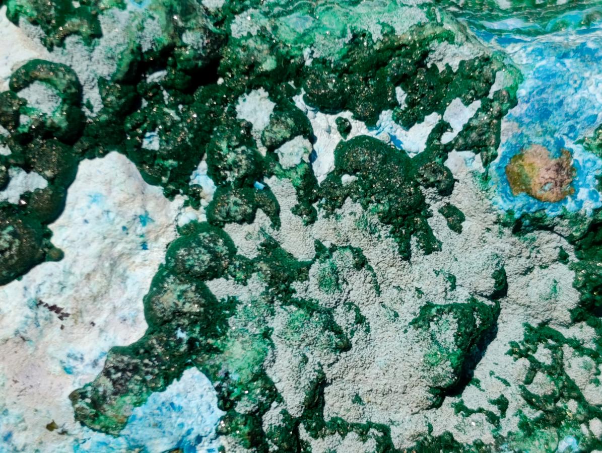 Natural Large Botryoidal Malacolla Specimens x 2 From Kulukuluku, Congo - Toprock Gemstones and Minerals 