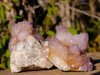 Natural Spirit Ametrine Clusters x 6 From Boekenhouthoek, South Africa - Toprock Gemstones and Minerals 