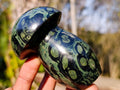 Polished Stromatolite "Kambaba Jasper" Mushrooms x 6 From Katsepy, Madagascar - Toprock Gemstones and Minerals 