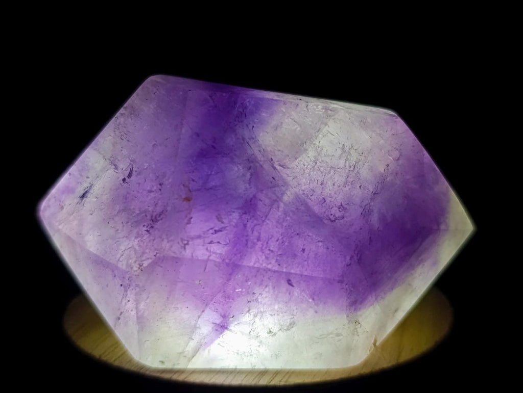 Polished Mixed Window Amethyst Crystals x 6 From Akansobe, Madagascar - Toprock Gemstones and Minerals 