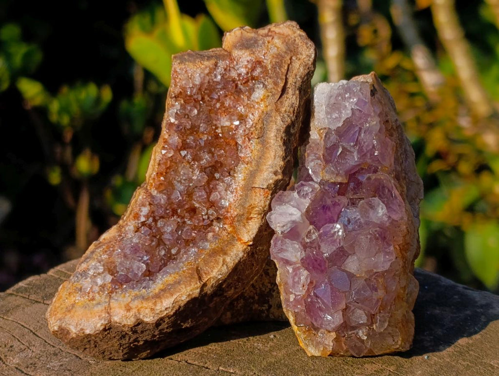 Natural Zululand Amethyst Agate Geodes x 14 From Jozini, South Africa - Toprock Gemstones and Minerals 