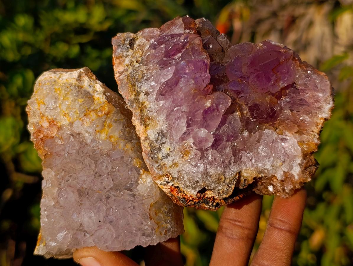 Natural Zululand Amethyst Agate Geodes x 14 From Jozini, South Africa - Toprock Gemstones and Minerals 