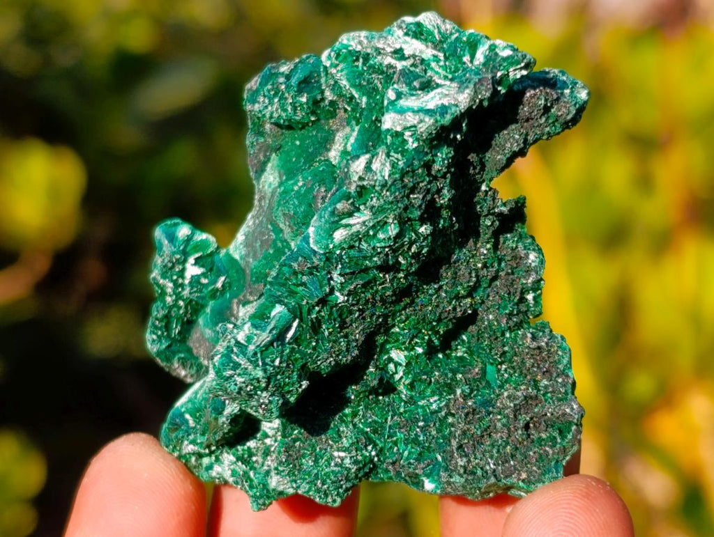 Natural Silky Malachite Specimens x 24 From Kasompe, Congo - Toprock Gemstones and Minerals 