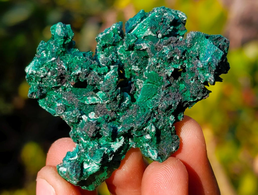 Natural Silky Malachite Specimens x 24 From Kasompe, Congo - Toprock Gemstones and Minerals 