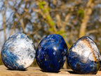 Polished Rare Dumortierite Galets x 24 From Madagascar - Toprock Gemstones and Minerals 