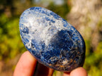 Polished Rare Dumortierite Galets x 24 From Madagascar - Toprock Gemstones and Minerals 
