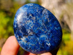 Polished Rare Dumortierite Galets x 24 From Madagascar - Toprock Gemstones and Minerals 