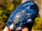Polished Rare Dumortierite Galets x 24 From Madagascar - Toprock Gemstones and Minerals 