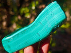 Polished Flower Banded Malachite Free Forms x 6 From Congo - Toprock Gemstones and Minerals 