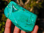 Polished Flower Banded Malachite Free Forms x 6 From Congo - Toprock Gemstones and Minerals 