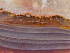 Polished One Side Red Shashe River Agate Slices x 6 From Shashe River, Zimbabwe - Toprock Gemstones and Minerals 