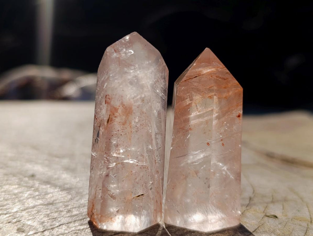 Polished Red Hematoid Quartz Display Crystals x 24 From Madagascar - Toprock Gemstones and Minerals 