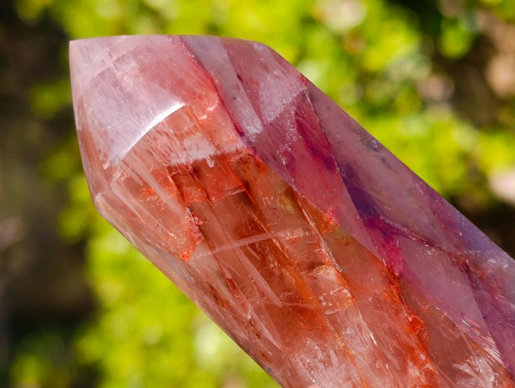 Polished Red Hematoid Quartz Display Crystals x 24 From Madagascar - Toprock Gemstones and Minerals 