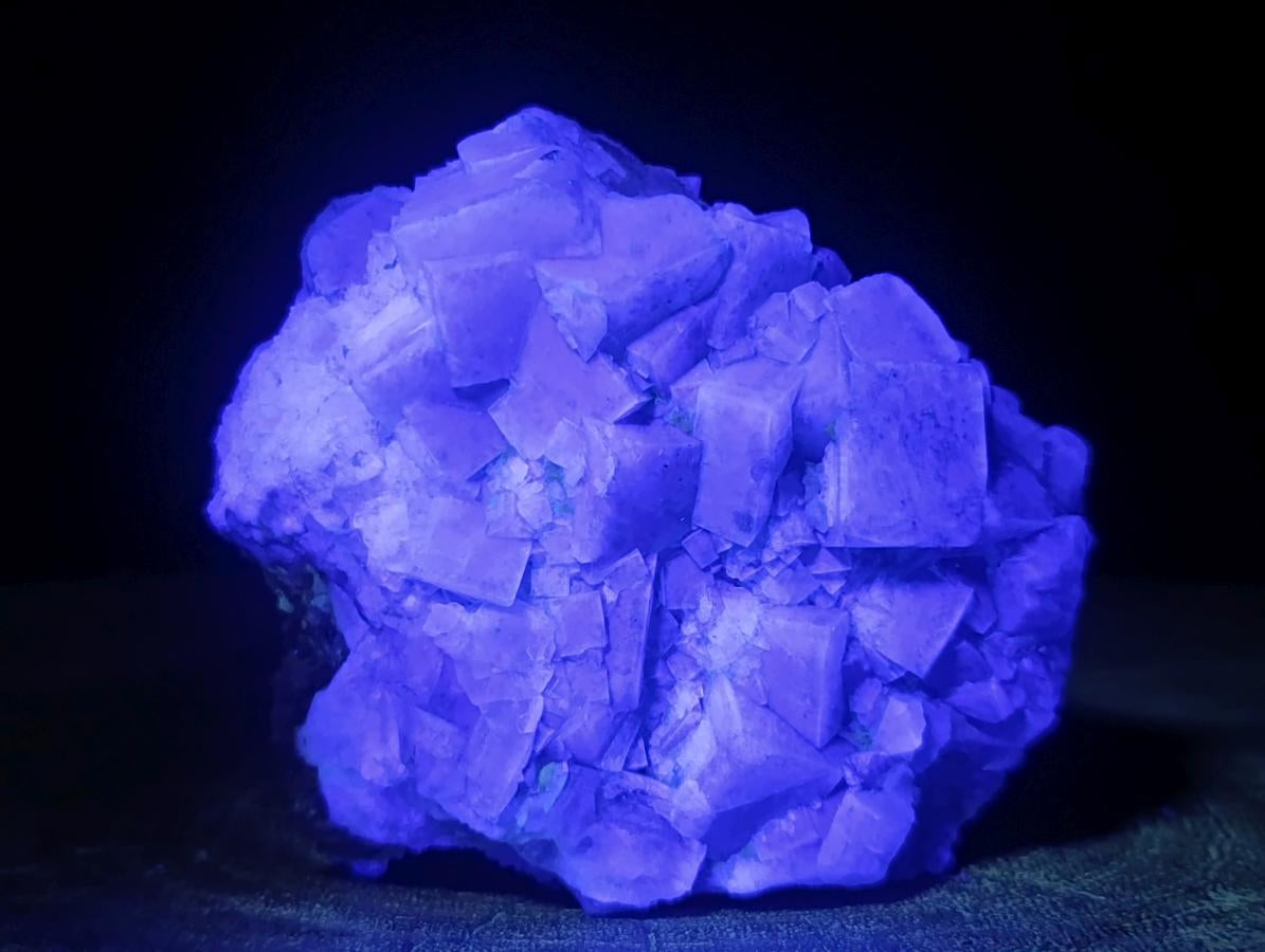Natural Green Cubic Fluorite Specimens x 2 From Mandrosonoro, Madagascar - Toprock Gemstones and Minerals 