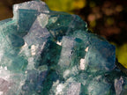 Natural Green Cubic Fluorite Specimens x 2 From Mandrosonoro, Madagascar - Toprock Gemstones and Minerals 