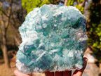 Natural Green Cubic Fluorite Specimens x 2 From Mandrosonoro, Madagascar - Toprock Gemstones and Minerals 