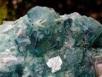 Natural Green Cubic Fluorite Specimens x 2 From Mandrosonoro, Madagascar - Toprock Gemstones and Minerals 