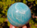 Polished Amazonite Spheres x 3 From Madagascar - Toprock Gemstones and Minerals 