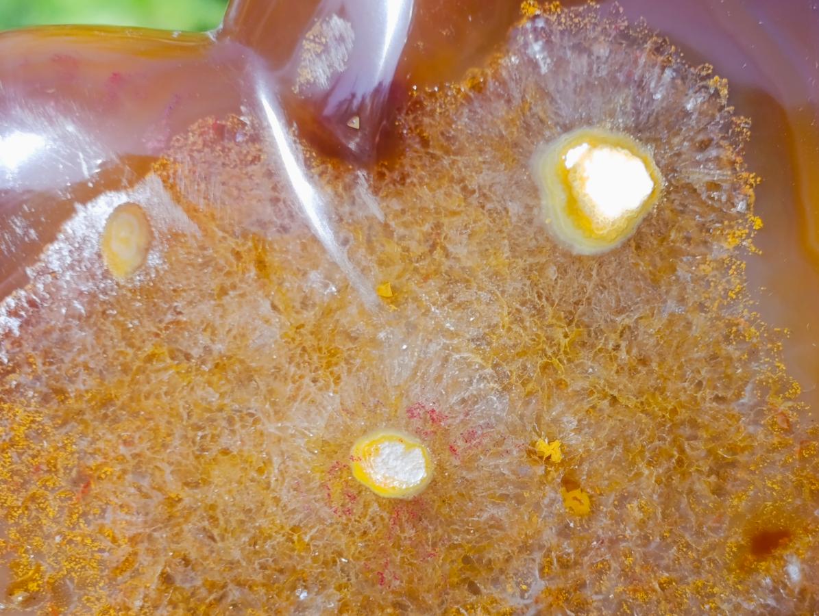 Polished Lemur Island Red Agate Crystalline Hearts x 3 From Nosy Varika, Madagascar - Toprock Gemstones and Minerals 