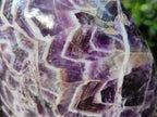Polished Large Purple Chevron Amethyst Standing Display Piece x 1 From Madagascar - Toprock Gemstones and Minerals 