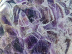 Polished Large Purple Chevron Amethyst Standing Display Piece x 1 From Madagascar - Toprock Gemstones and Minerals 